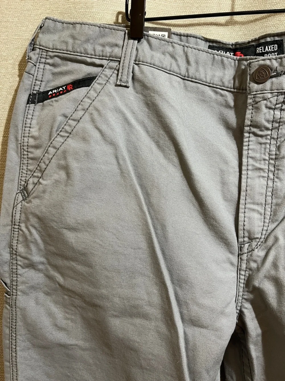 Ariat Work Workhorse FR‎ M4 Relaxed Bootcut Pants - Gray (42x32)